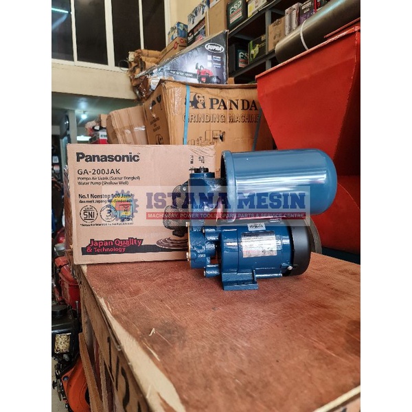 MESIN POMPA AIR LISTRIK PDAM SUMUR DANGKAL PANASONIC GA 200 JAK AUTO