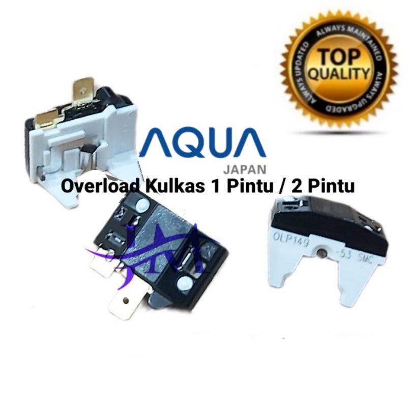 Overload kulkas AQUA 1 pintu / 2 pintu