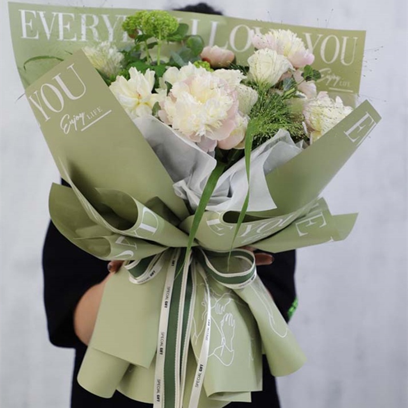 55*55cm DIY Handmade Craft Paper Flowers Gift Packing Wrapping Paper Gift Wrap Florist Valentine's Day Wedding Festive Decoration Supplies