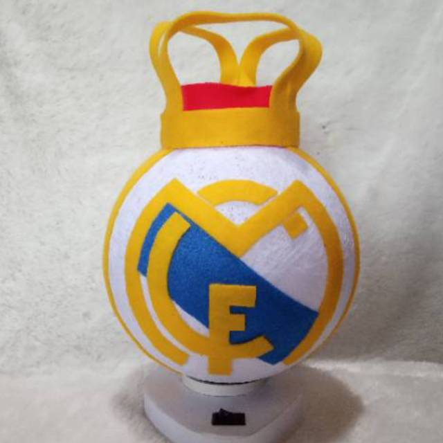 Lampu Real Madrid - lampion Bola Real Madrid