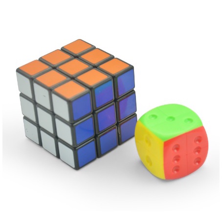 Rubik 2x2 Lefun stickerless dadu dice unik yonjun termurah