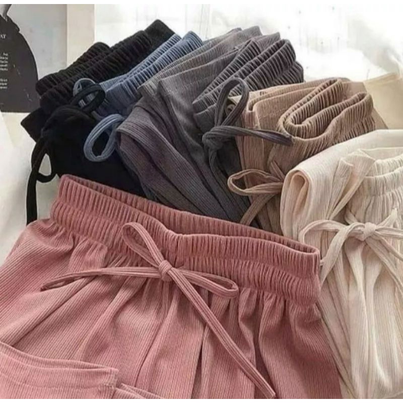 Celana Kulot Crinkle Premium Kulot Crinkle Wanita Ruby Kulot / Kulot Crinkle Premium Terbaru Kulot J