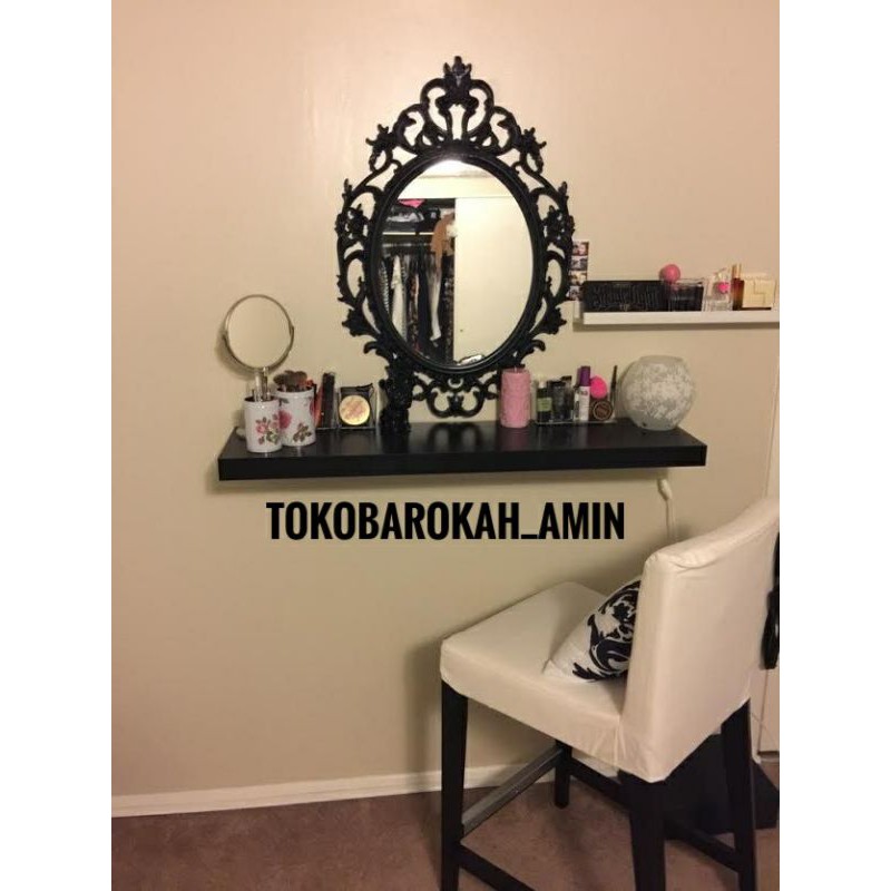 FURNITURE MODERN TEMPAT MAKE UP MEJA MAKE UP RAK TEMPEL RAK DINDING SERBAGUNA MIRAH BERKUALITAS