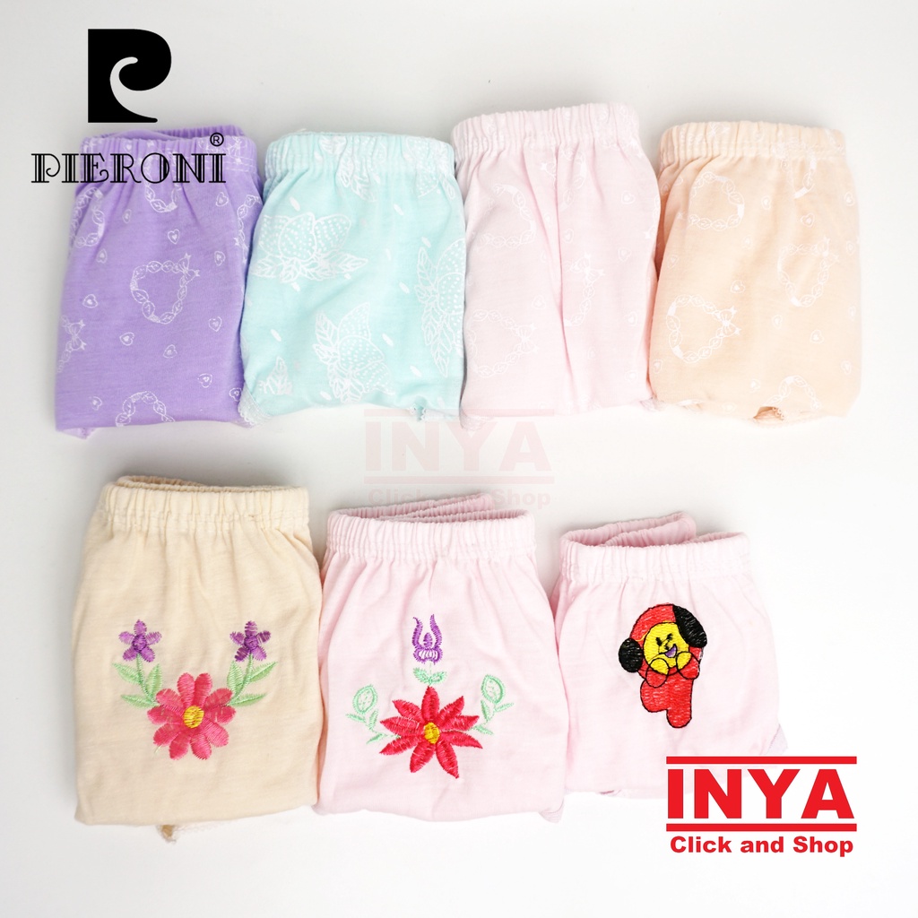 CELANA DALAM WANITA PIERONI SABLON &amp; BORDIR - Woman Underwear Panty