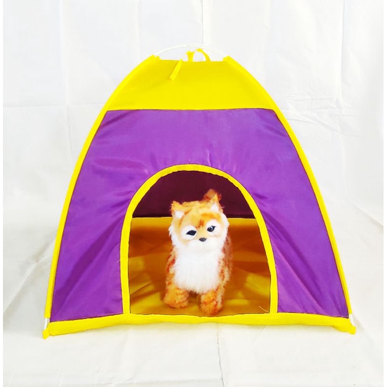 Tenda Kucing/Anjing Pet Tent 50x50 Free Alas