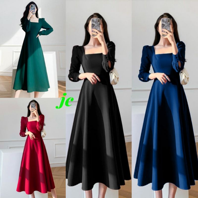 JCTK - Rani Dres / Dress Wanita Elegant Terbaru Kekinian