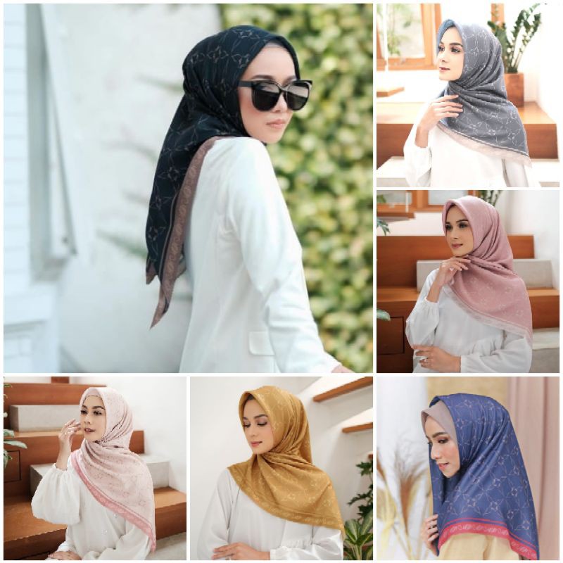 HIJAB SEGI EMPAT VOAL PREMIUM MOTIP LASER CUT MONO SERIES