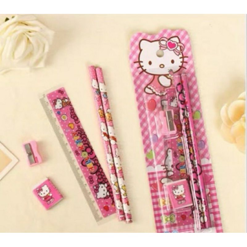 alat tulis pensil 1 set / pensil 1 set