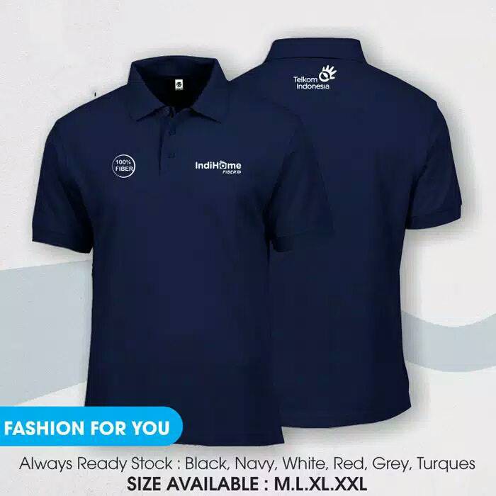 polo shirt telkom indihome / kaos kerah indihome fiber