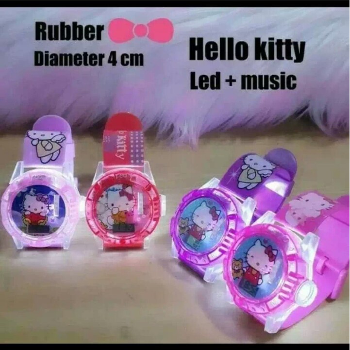 Jam Tangan Anak Jam Anak Lampu Dan Musik Karakter Hello Kitty Murah