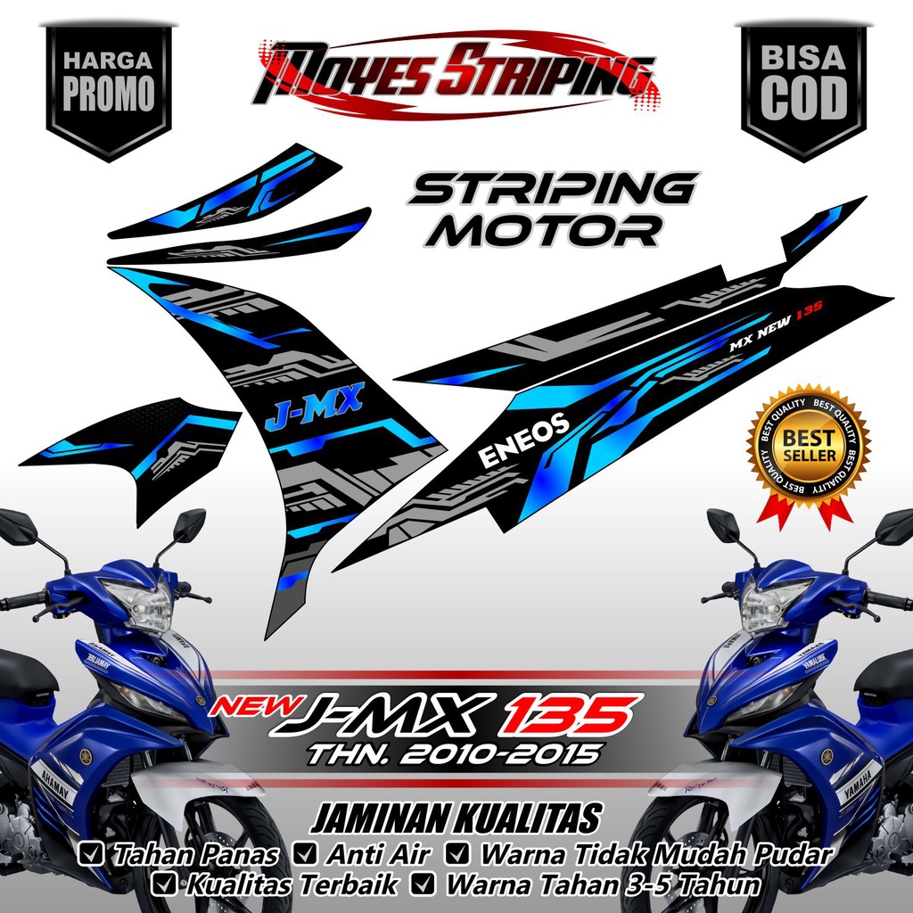 decal Jupiter Mx New 135 // Stiker Jupiter Mx 135 // Striping Jupiter Mx New 135