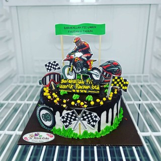 Topper Hiasan Kue Motor Trail Shopee Indonesia