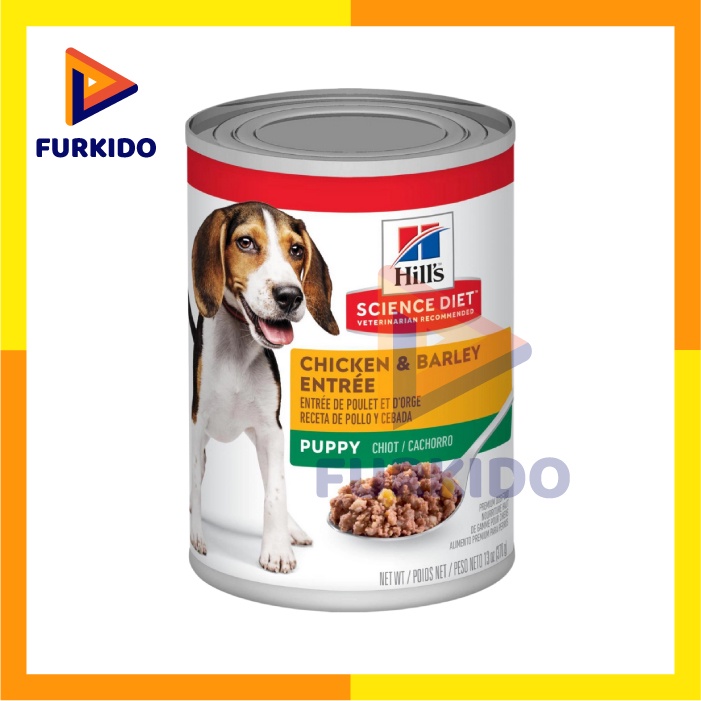 Hill's Science Diet Puppy Chicken &amp; Barley Entree 370 GR