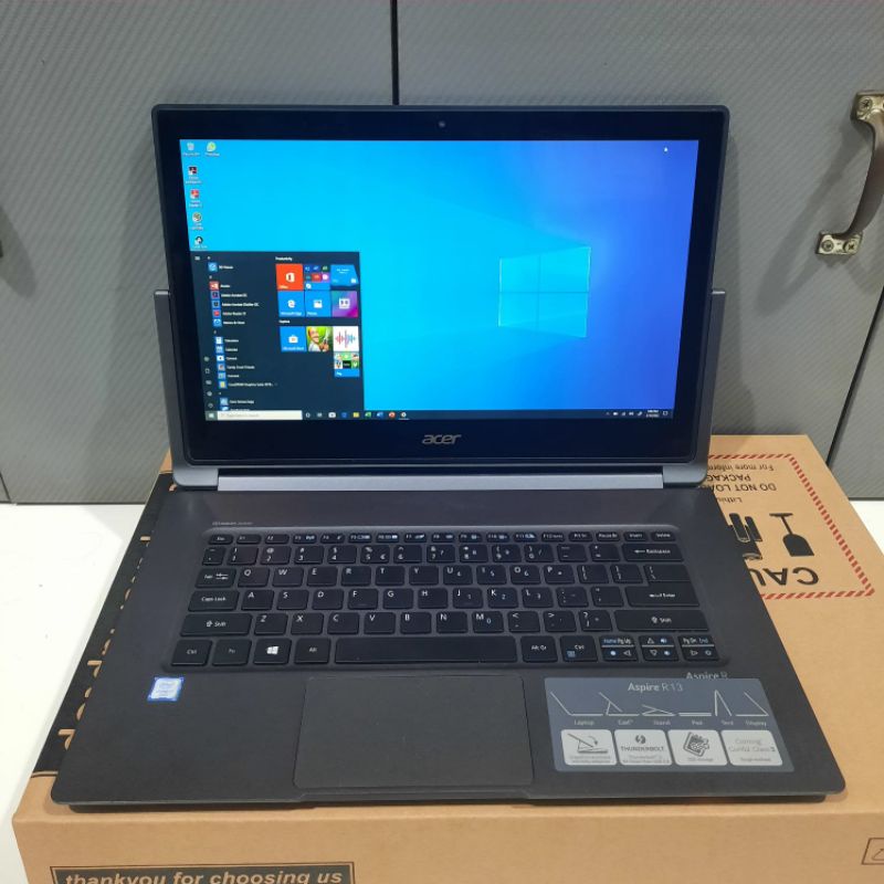 Laptop 2 in 1 Tablet Touchscreen Acer Aspire R13 Cor i7-6500U Ram 8GB/SSD 256GB Keyboard backlight FHD mulus