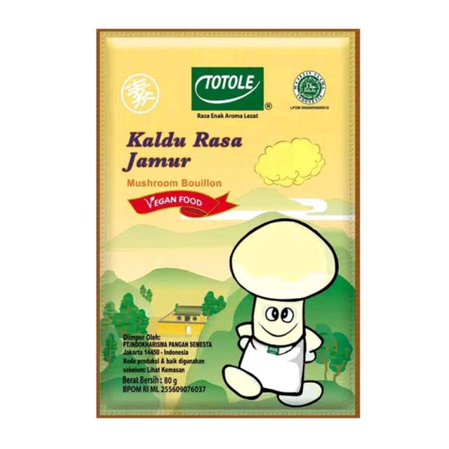 

Totole Kaldu Jamur 80gr Penyedap Rasa Mushroom Halal / Sehat Alami Non MSG 80 gram