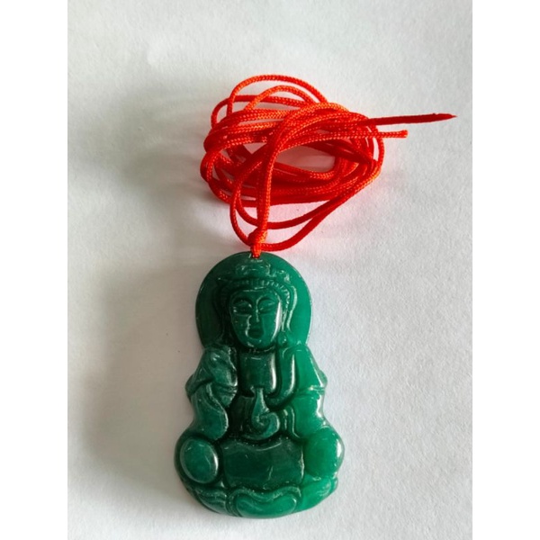 Liontin Batu Giok Dewi Kwan Im