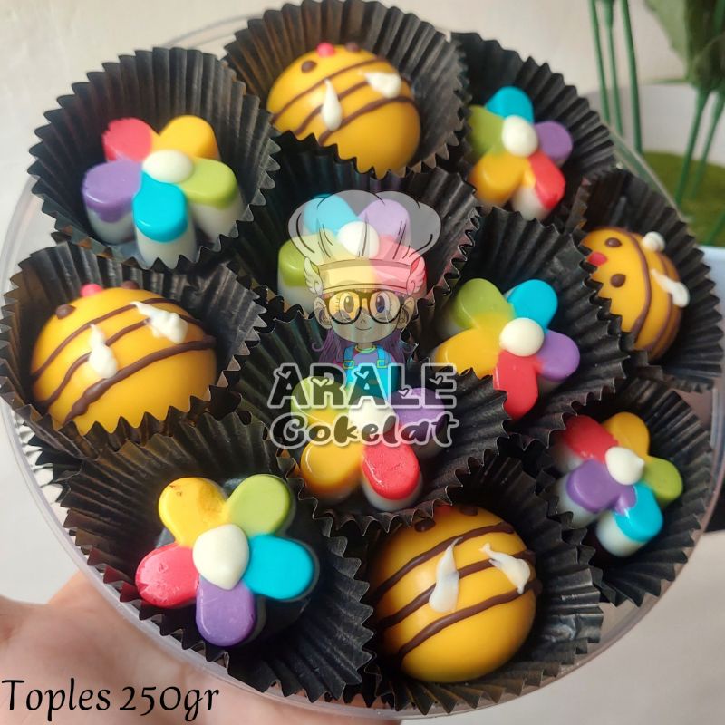 

kumbang Bunga/Coklat Karakter/Coklat praline/coklat Homemade