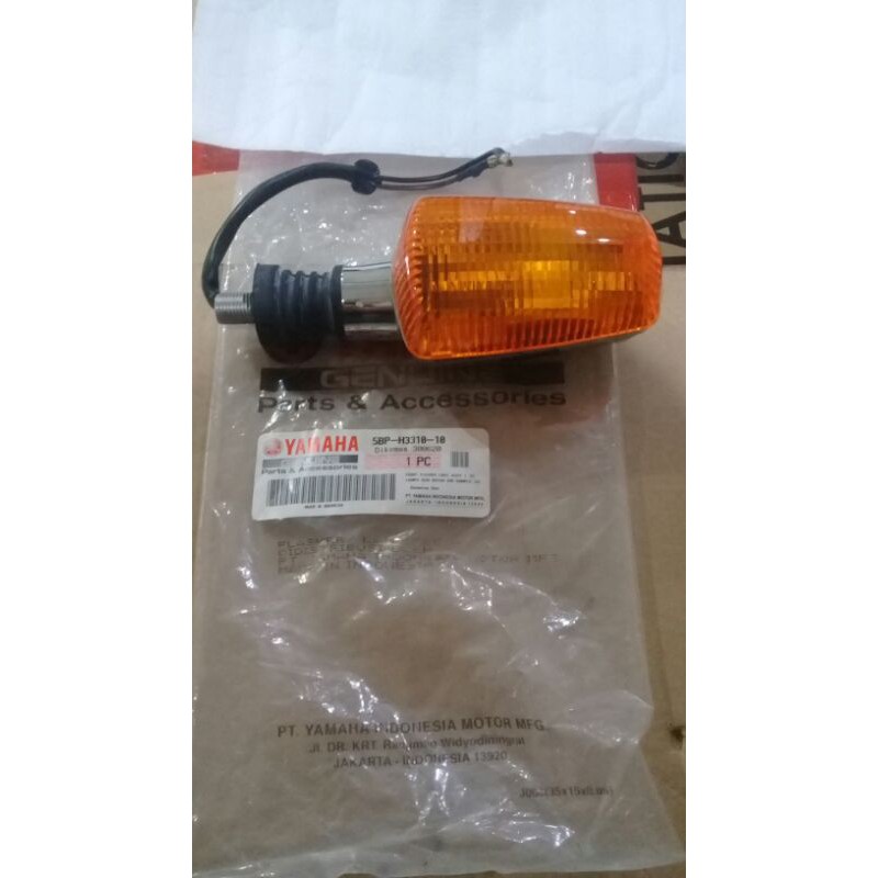 LAMPU SEIN/RITING DEPAN KIRI ORIGINAL YAMAHA RXKING,SCORPIO/FRONT FLASHER LIGHT ASSY 5BP-H3310-10