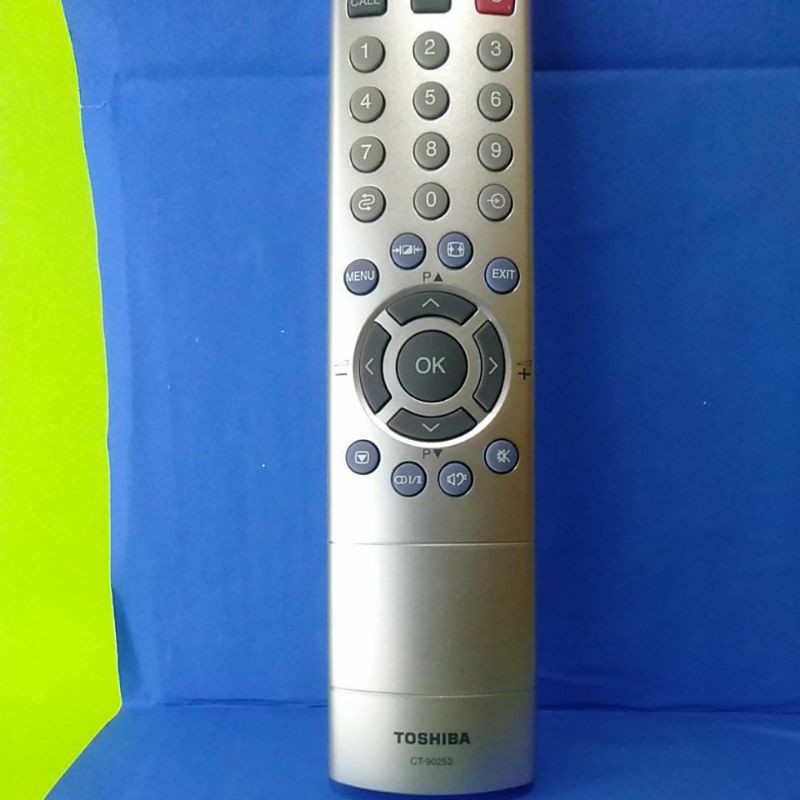 REMOTE REMOT TV TOSHIBA PLASMA LCD LED CT90252 ORIGINAL ASLI