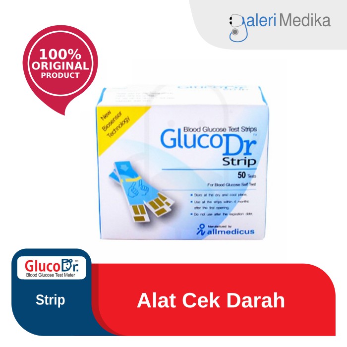 Gluco Dr Biosensor Strip isi 50