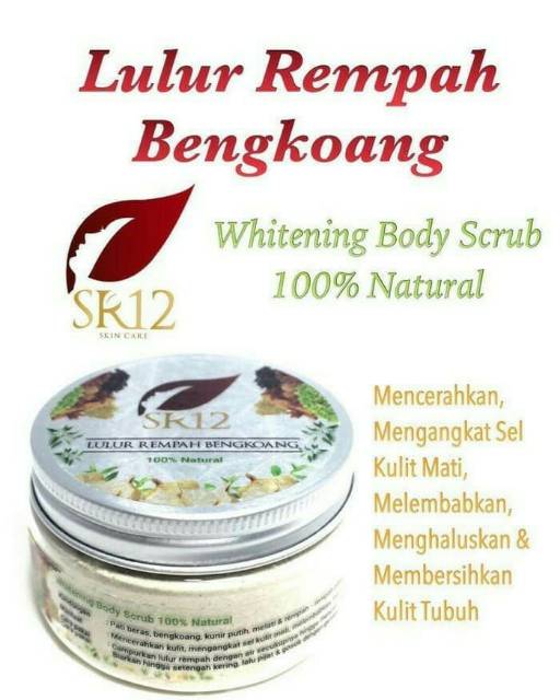 Lulur rempah bengkoang SR12 BPOM ORIGINAL