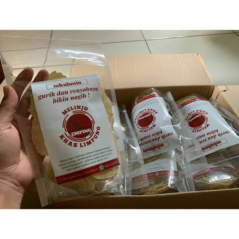 

Emping Melinjo Mentah Asli Khas Limpung (500gr)