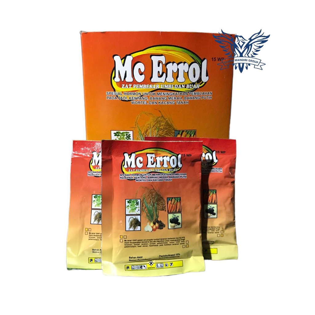 Mc Errol 15 WP 25 Gram Sachet ZPT Pembesar Umbi Paclomac Massive