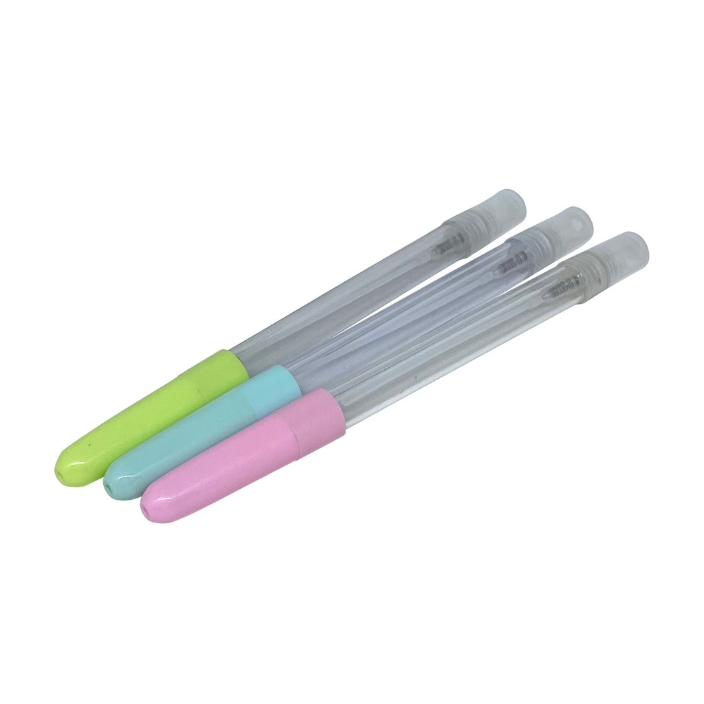 

3 pc Pulpen 2in1 bolpen + wadah spray sanitizer