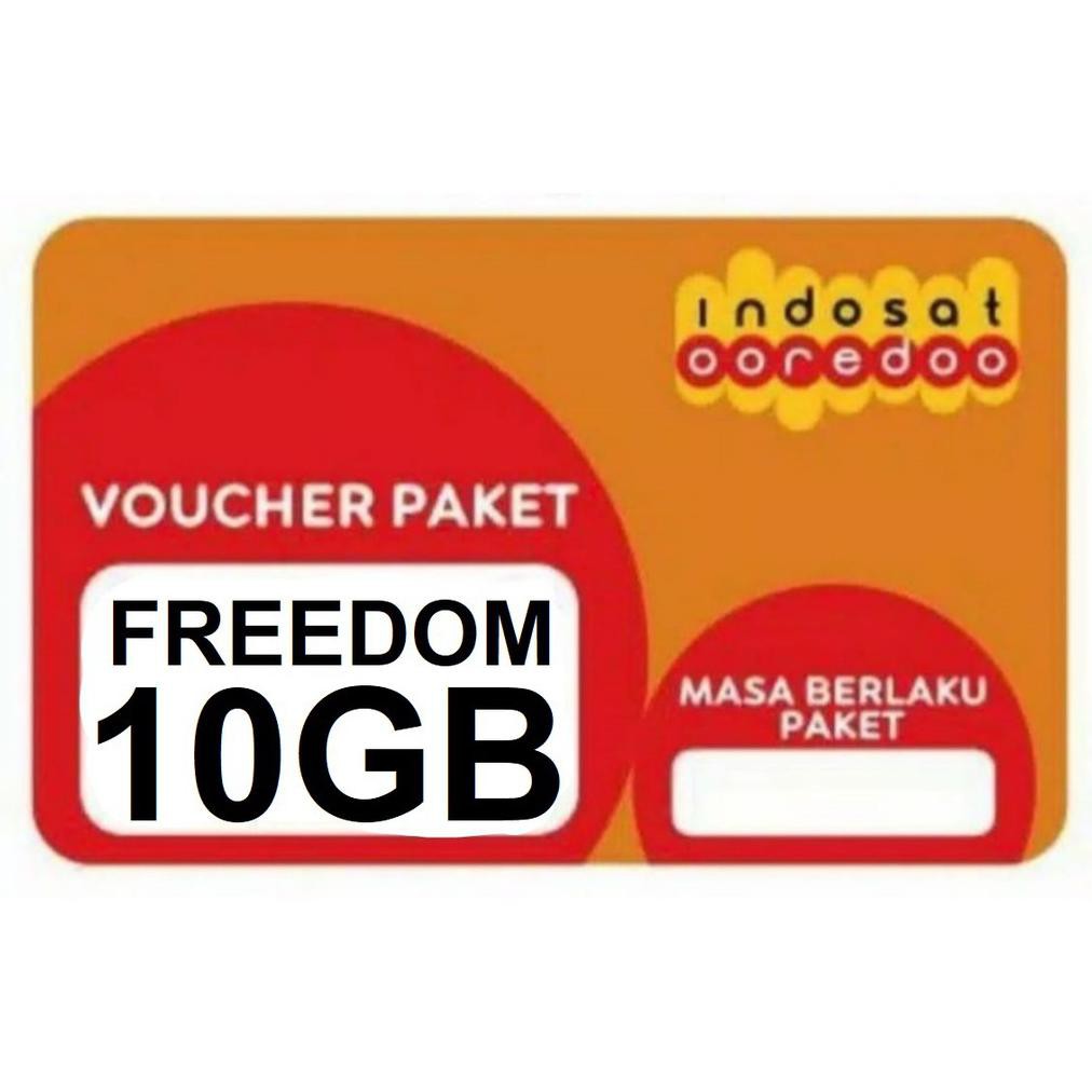 Best Seller VR INTERNET INDOSAT FREEDOM 10GB Murah