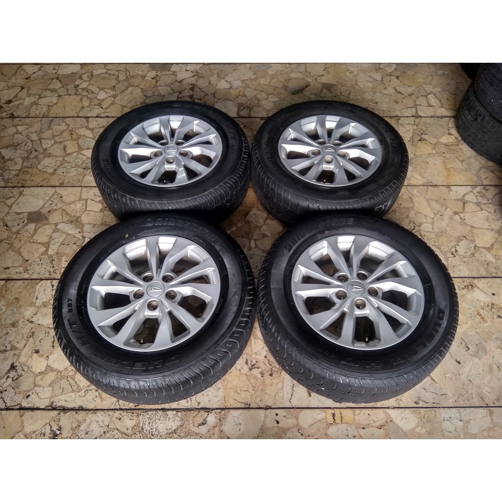 VELG MOBIL ORI TERIOS RING 16 LEBAR 6,5 PCD 5x114 + BAN BRIDGESTONE 235/60R16 (4pcs)