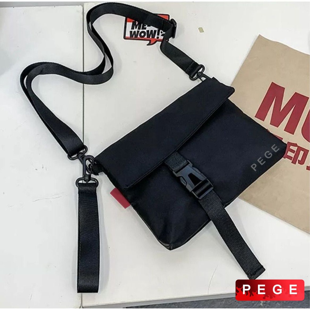 Tas Selempang Bahu Kasual Tas Korea Slingbag Bahu Pria Wanita Unisex - PG 8893