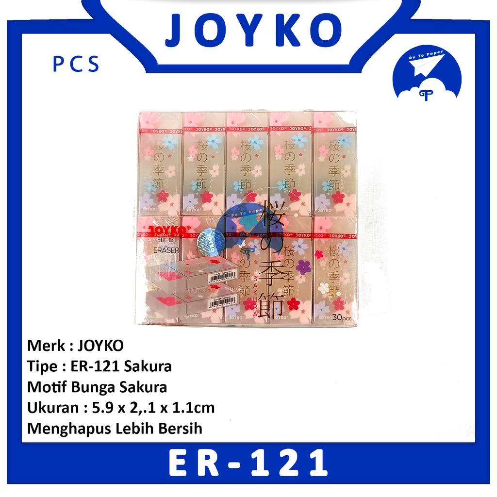 

JOYKO Hapusan Type ER-121 Motif Bunga Sakura - Pcs