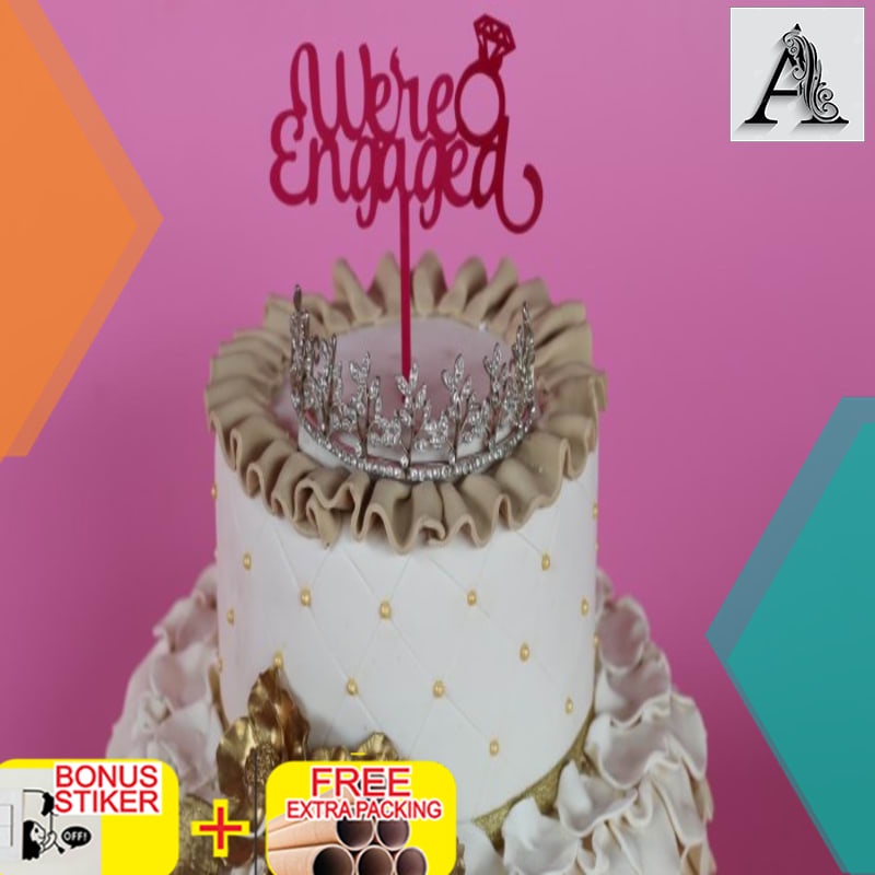 

Promo Custom Hiasan kue / topper cake acrylic / topper cake / cake topper