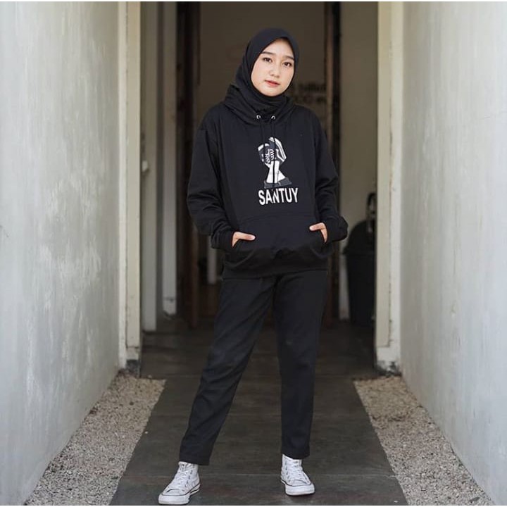 Sweater Wanita Keren Berkualitas - Santuy Hoodie