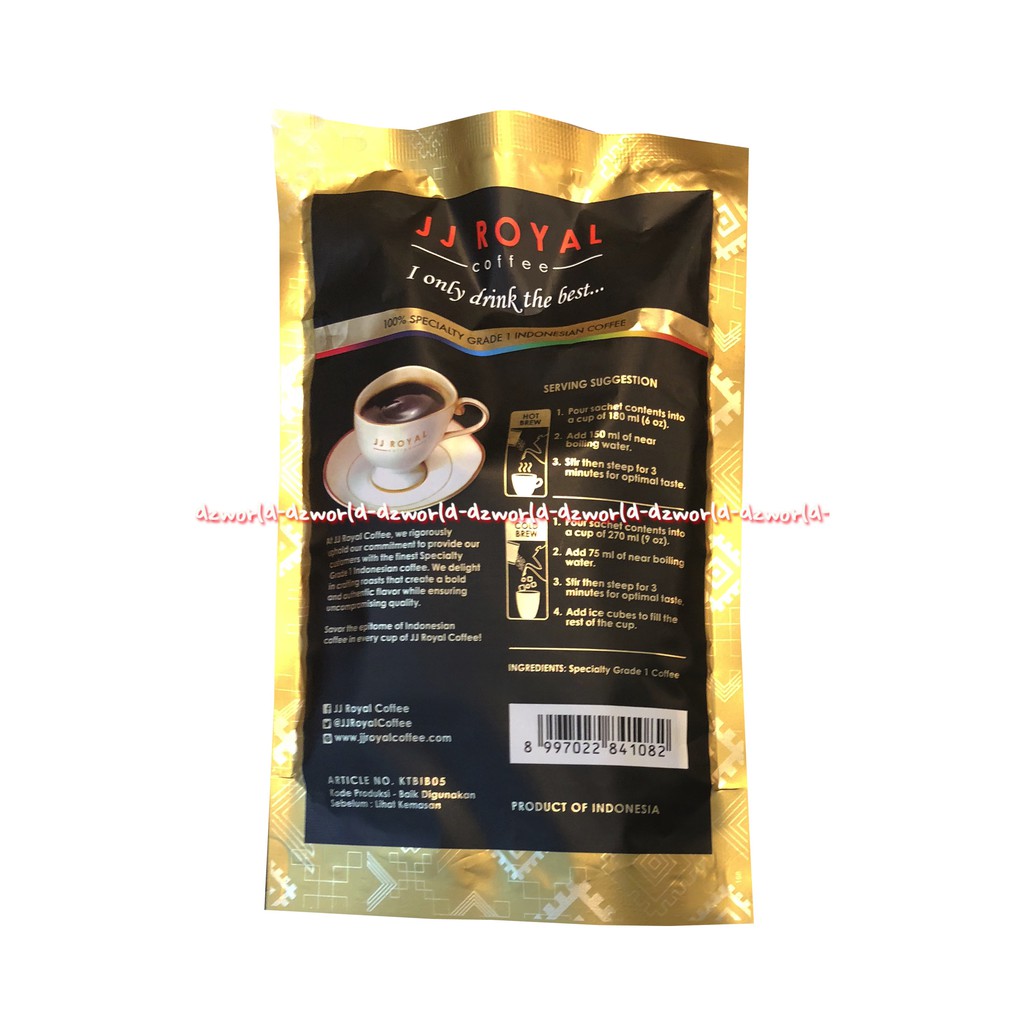 Jj Royal Kopi Tubruk 5 Sachet Coffee Hitam Jjroyal Kopi Hitam Kopi Item Saset Jjroyal Jeje Royal Tubruk