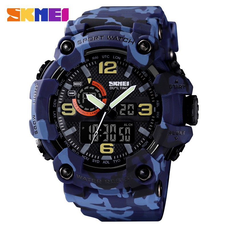 SKMEI 1520 Jam Tangan Pria Digital Analog Anti Air WATCHKITE WKOS