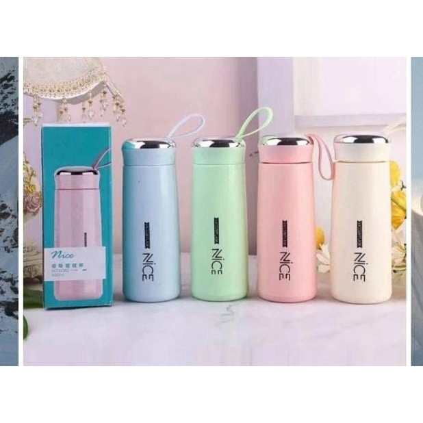 Botol Kaca NICE /  Botol Minum Kaca Nice 400ML