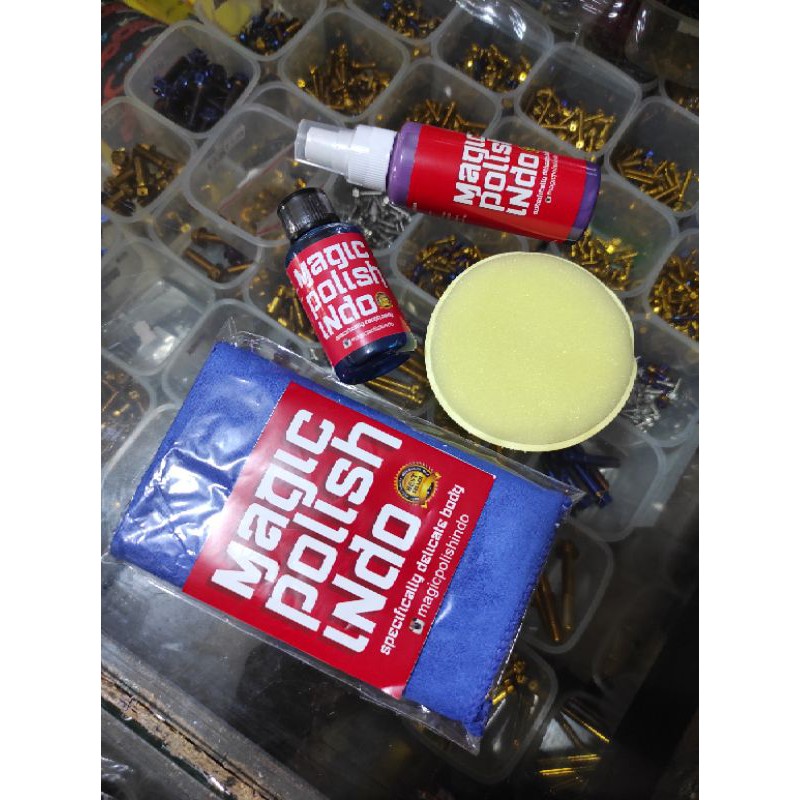 Paketan Magic Polish Indo Body Kusam / Body Kilat Penghitam Pengkilat