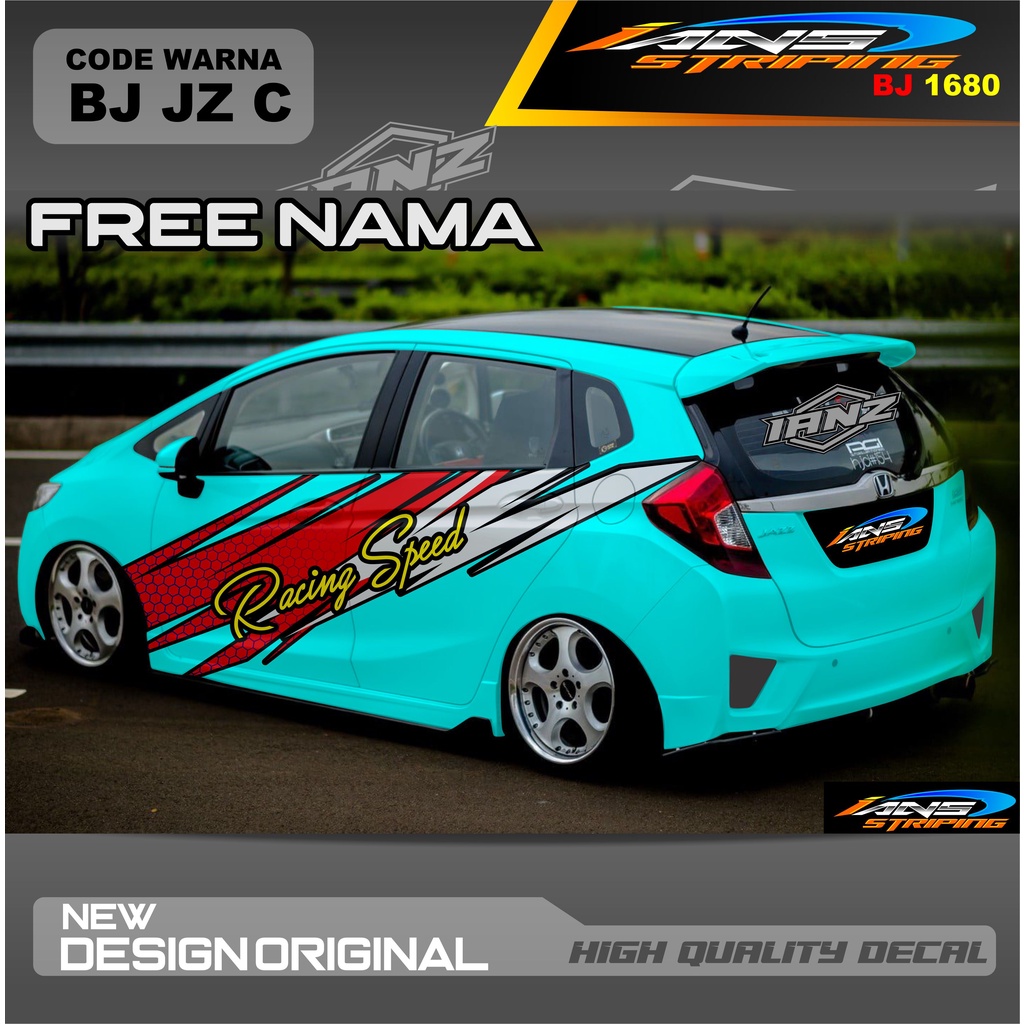 STIKER DECAL MOBIL AYLA TERBARU  / DECAL STICKER MOBIL / STIKER MOBIL / STIKER MOBIL BRIO, HONDA JAZZ, AGYA, AYLA