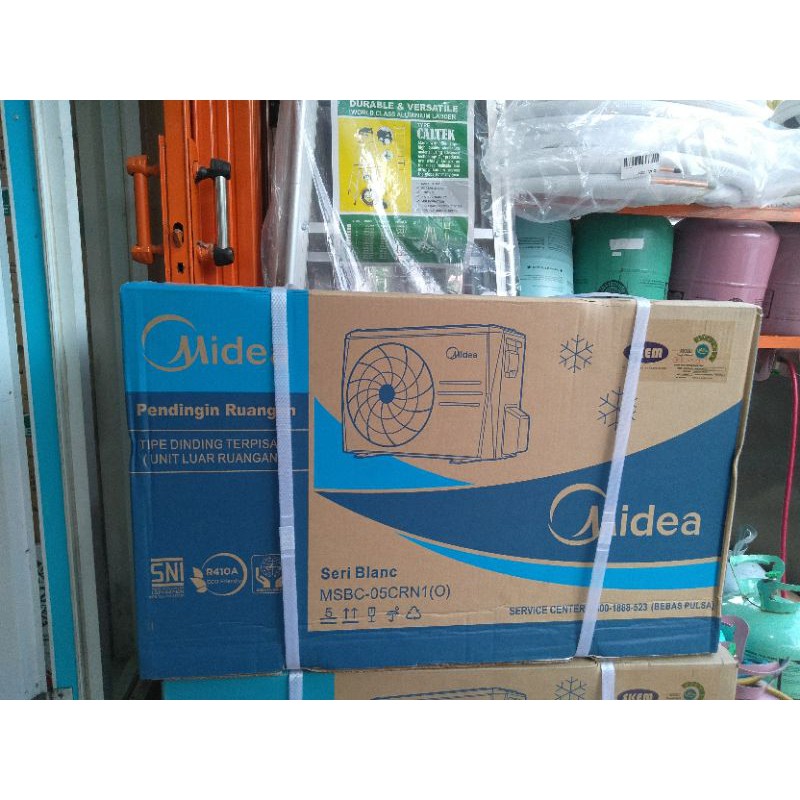 Outdor Ac Midea 1/2pk - Jual keteng Unit Outdor