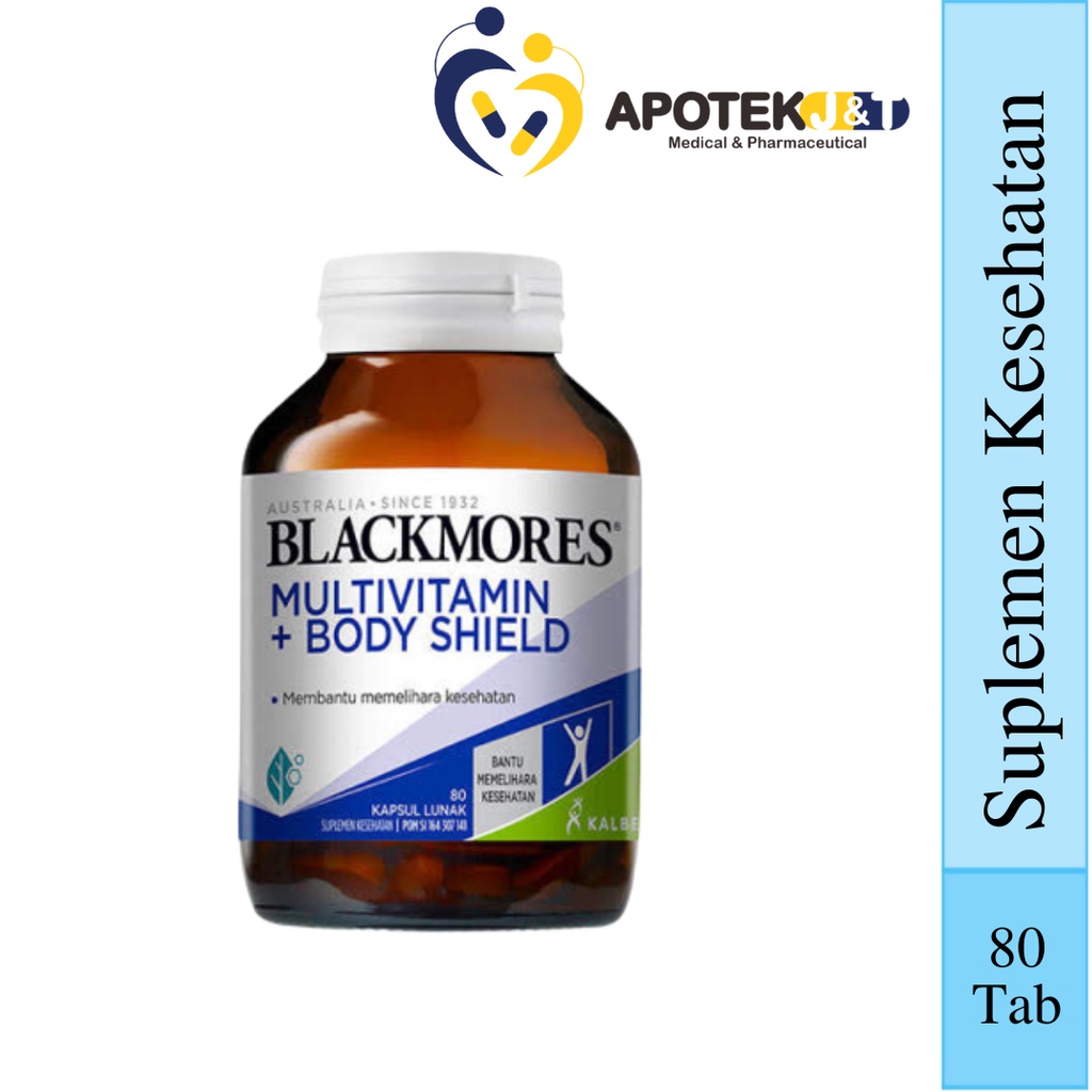 BLACKMORES MULTIVITAMIN BODY SHIELD ISI 30 Tablet / VITAMIN DAYA TAHAN TUBUH