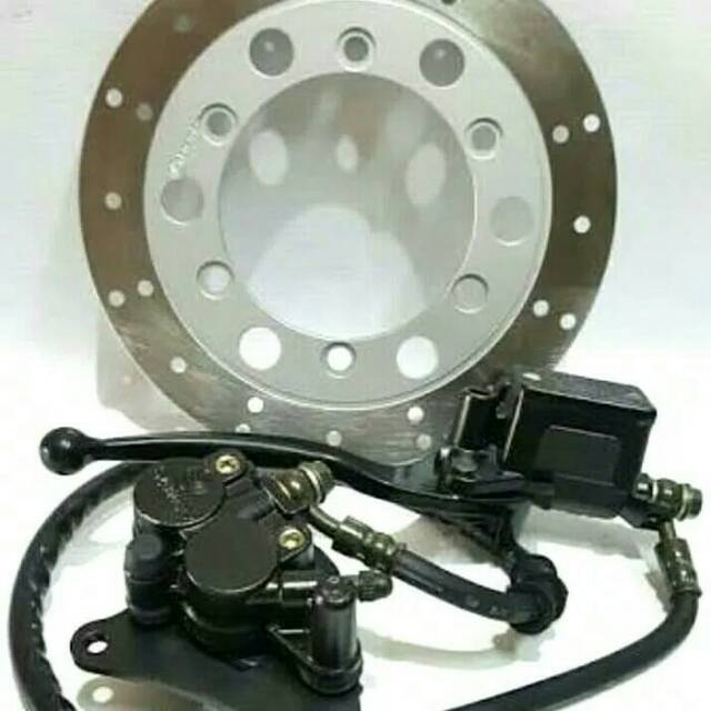 kaliper master rem depan set komplit, honda tiger lama