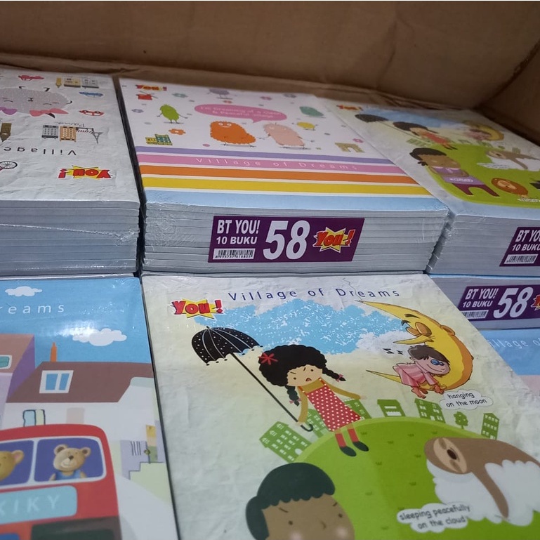 

(10pc) buku tulis murah isi 58 lembar/buku murah/buku tulis
