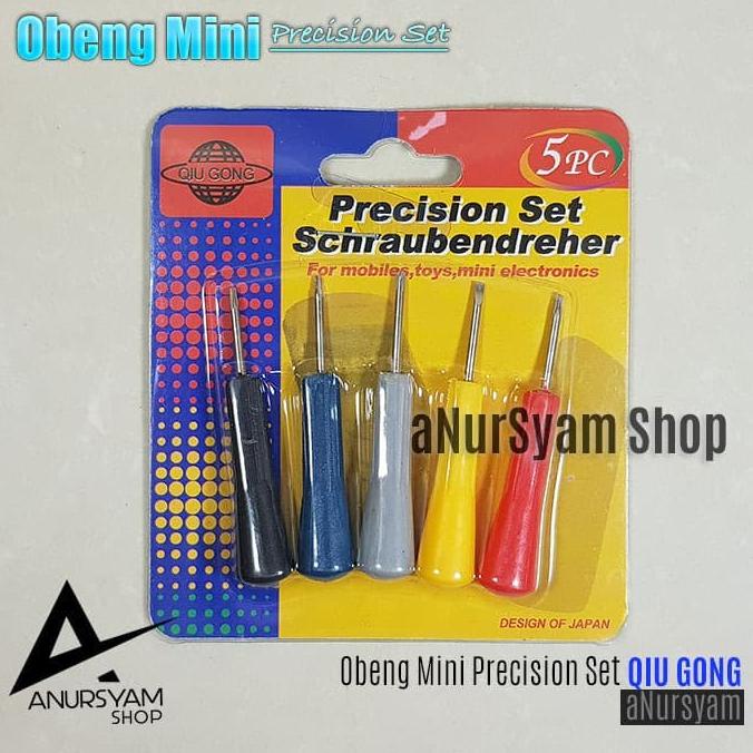 Obeng Mini 5 pcs / Obeng HP Set Obeng Kecil Set Precision Screwdrive anursy44 Berkualitas