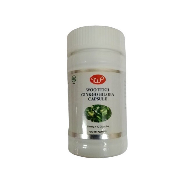 Woo Tekh Ginkgo Biloba 30 Kapsul - Bagus Untuk Kesehatan Otak