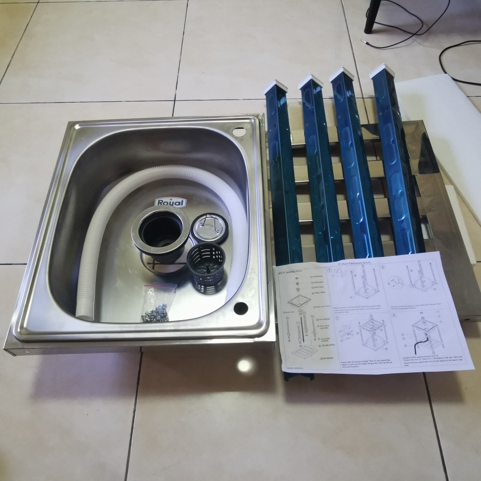 Kitchen Sink Sb 42 Pk Royal / Bak Cuci Piring Portable