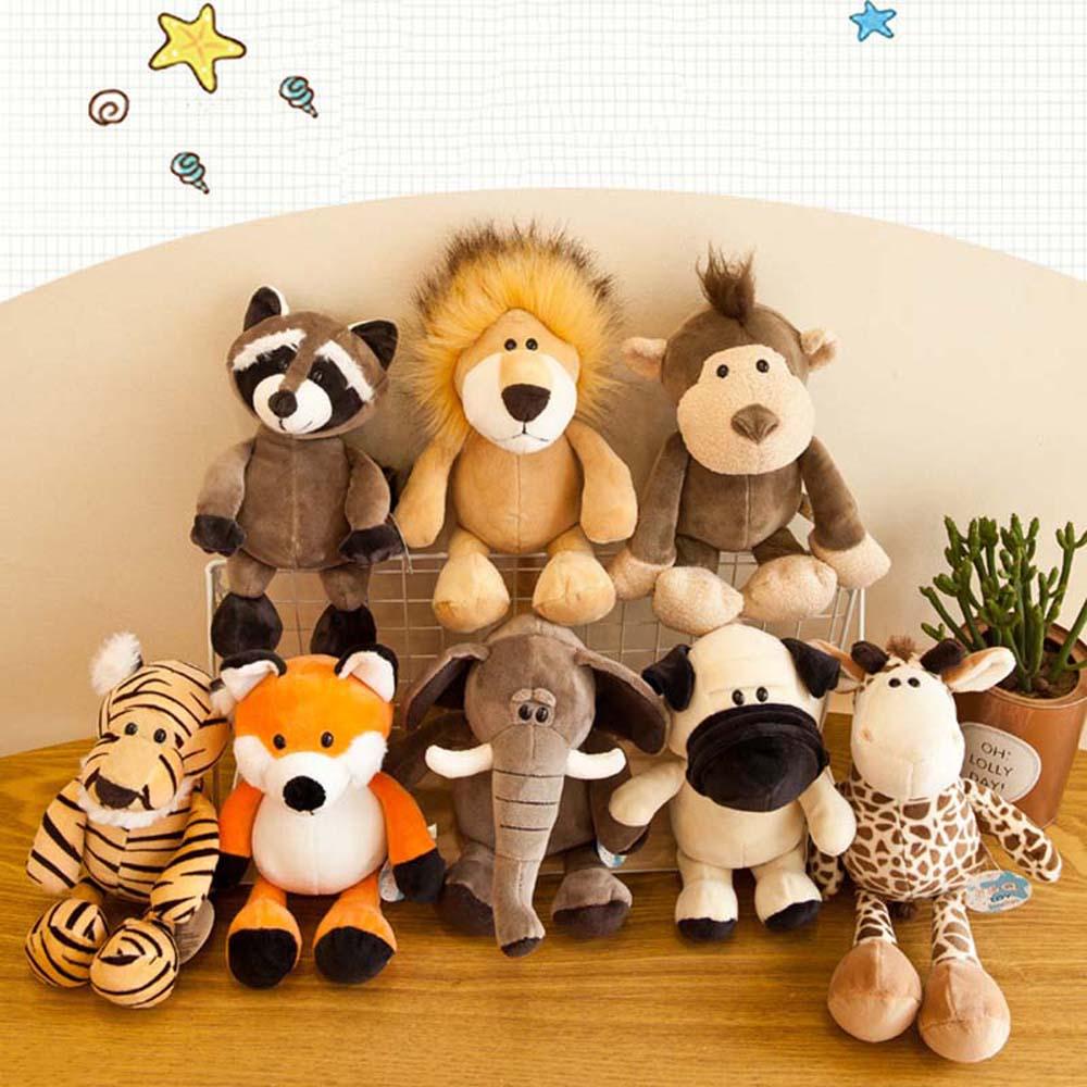 Nickolas1 Boneka Mewah Hadiah Ulang Tahun Lucu Gajah Monyet Lion Raccoon|Mainan Boneka