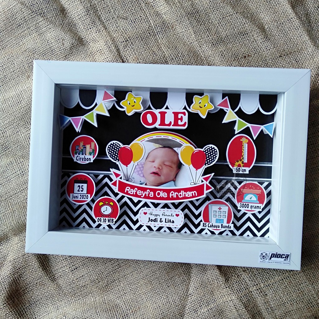 Pop Up Frame / Biodaya Bayi / Biobaby / Kado Bayi