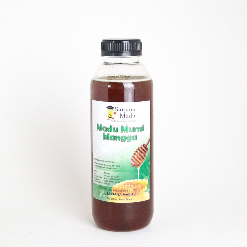 

Madu Murni Nektar Mangga 500 ML Premium Sarjana Madu - Madu Murni Asli 100%