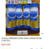 

Update SHOPEE 8.8 2 KCAL FRESUBIN DRINK RASA LEMON 200 ML (1 BOTOL) .,